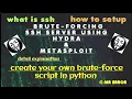 What is SSH How To Setup Brute-Forcing SSH Create Your Own Python Script To Brute-Force