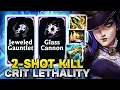 2-Shot Abilities can Crit Lethality Caitlyn build Boom Headshot League ARAM Mayhem Gameplay