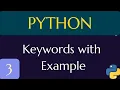 Keywords in Python Reserved Words