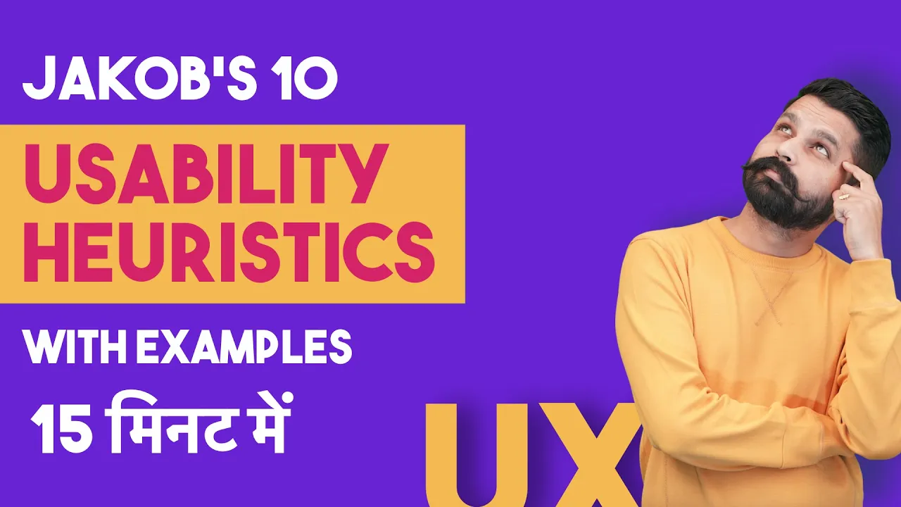 Usability Heuristics by Jakob Nielsen Usability testing ux design by graphics guruji