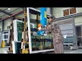 Double Glazed Windows Manufacturing Process Sliding Window Mass Production Factory