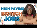 10 careers in BIOTECH and PHARMA that make bank