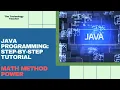 Java Tutorial Using Math Power