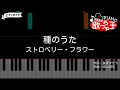 【ピアノ】種のうた / ストロベリー・フラワー【カラオケ】