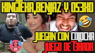 LAUGHING HARD KINGTEKA BENJAZ AND OS3XO PLAY WITH COLOCHA HORROR GAME ESCAPE THE BACKROOMS