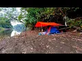 Download Lagu Diguyur hujan deras, menjala dapat ikan emas super babon, relaxing rain sound