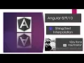 String Interpolation in Angular
