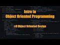 Intro To OOP Object Oriented Design