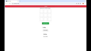 Multiplayer Tic-Tac-Toe Using Socket io React Express and Node js