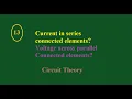 Series and parallel connected components problemslec13 Circuit Theory
