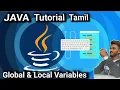 Variables in JAVA JAVA Tutorial Tamil E-4