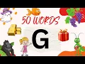 G Letter Words 50 Words That Start With G G Letter Words Vocabulary