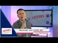 Download Lagu DANIEL BRIONES - BECAUSE YOU LOVED ME (NET25 LETTERS AND MUSIC)