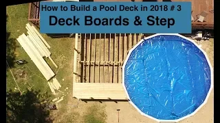 How to Build a Pool Deck in 2018 Deck Boards Step