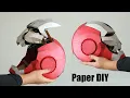 Iron Man Helmet with MOVING PANELS Made Only from Cardboard FREE Template