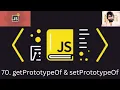 70 JAVASCRIPT getPrototypeOf setPrototypeOf