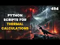 494 Python Scripts for Thermal Calculations Heat Transfer Chemical Engineering The Engineer Owl