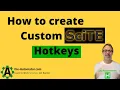 How to create custom SciTE hotkeys to be more efficient