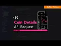 Download coin details by creating a data model view model and API request SwiftUI Crypto App