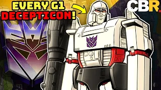 Transformers Every G1 Decepticon Ranked