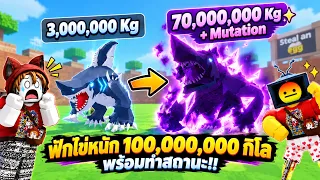 ไข่หนัก 100,000,000 ล้านกิโล ! พลัง +100B !!! | Roblox | Steal an Egg