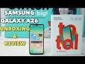 Samsung Galaxy A26 Unboxing Review For total wireless straight talk Verizon US unlocked model