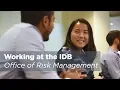 Working at the Inter-American Development Bank Office of Risk Management