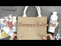 Decoupage on Jute Bag