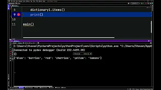 Python Dictionary Methods - clear get items