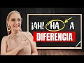 Aprende a diferenciar entre a ha y ah