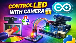 OpenCV Arduino RGB LED Control using Python Beginner Friendly