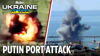 Sochi port hit by Ukrainian drones in blow to Putin’s Black Sea operation