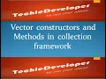 21 Vector constructors in collection framework and capacity and ensureCapacity method in vector