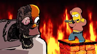 Simpsons Aethos - FNF Simpsons Homer VS Bart (FNF Dura)