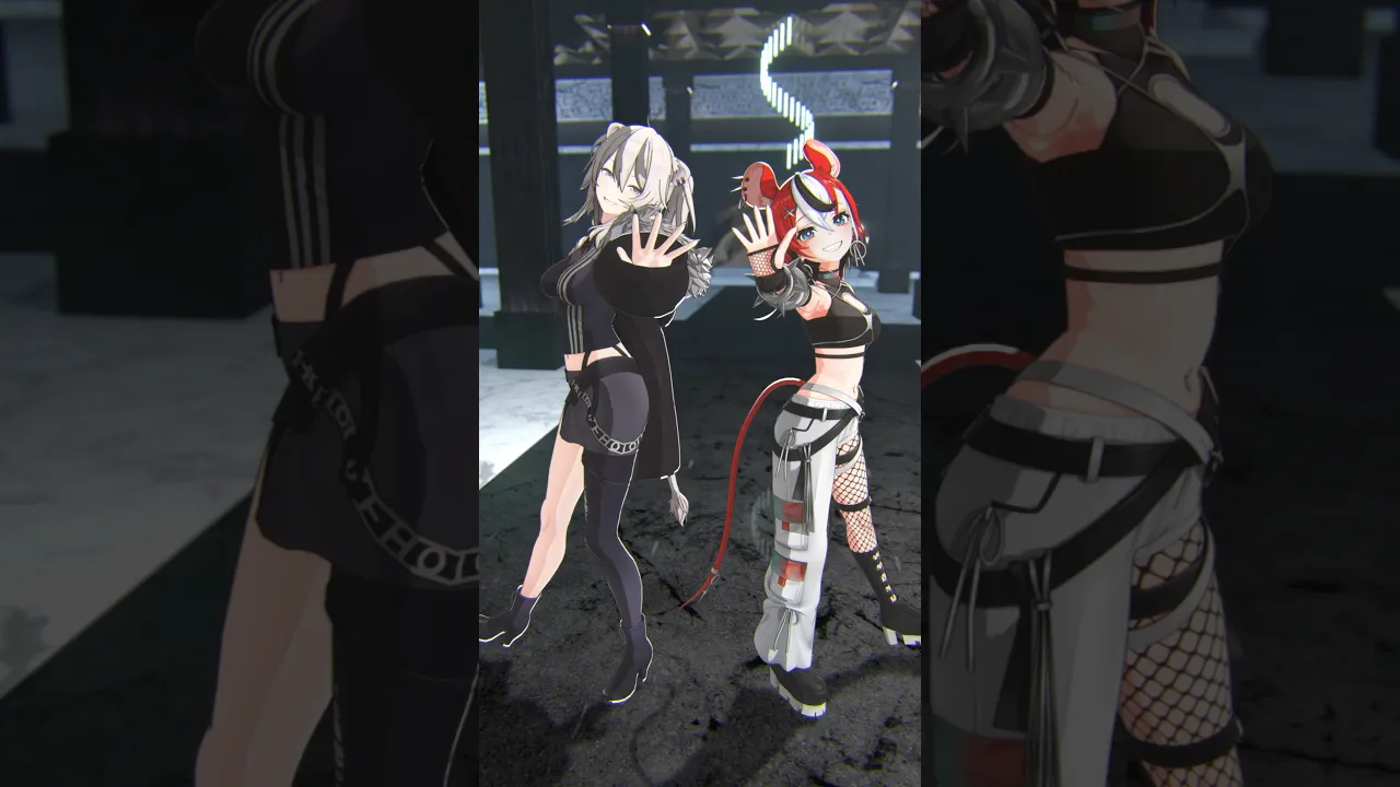 SNAKE EYES🐭🦁べーちゃんと！#shorts #dance #hololive #vtuber #SnakeEyes【獅白ぼたん・Hakos Baelz / ホロライブ】