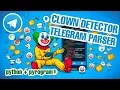 Python Telegram Bot Reactions Parser with Pyrogram