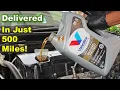 500 miles of Valvoline Restore Protect Cleans Engine Cleared blow-by in 500 miles