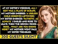 Download Lagu At My Sister’s Wedding, I Was Given Leftovers—Until the Groom Said: ‘Boss, What Are You Doing Here?’