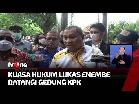Kuasa Hukum Lukas Enembe Datangi Gedung KPK