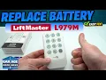 LiftMaster L979M Battery Change How to Remove Keypad From Wall