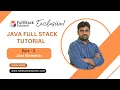Part - 3 Elements In Java Full Stack Course Java By Srinivas FullStack Edutech