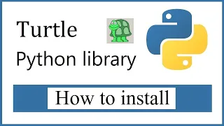 How to Install Turtle python library on Windows 10 11