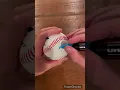 Custom Baseball with Posca Markers