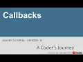 jQuery Tutorial - Callbacks
