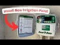 How to Replace Irrigation Control Panel Rain Bird ESP-TM2 6 Station Outdoor Controller