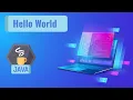 Java hello world program in intellij