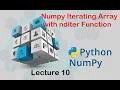 10 Numpy Iterating Array with nditer Function Numpy Tutorial for Beginners