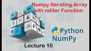 10 Numpy Iterating Array with nditer Function Numpy Tutorial for Beginners