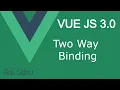Vue JS 3 tutorial Two way binding