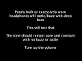 Ultimate bass - Headphones test